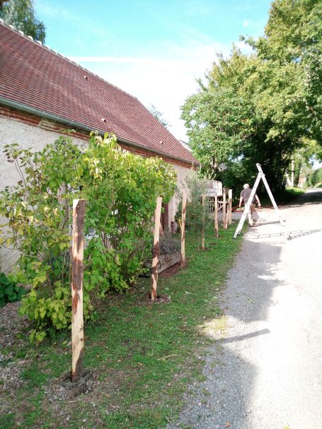 Clôture en bois